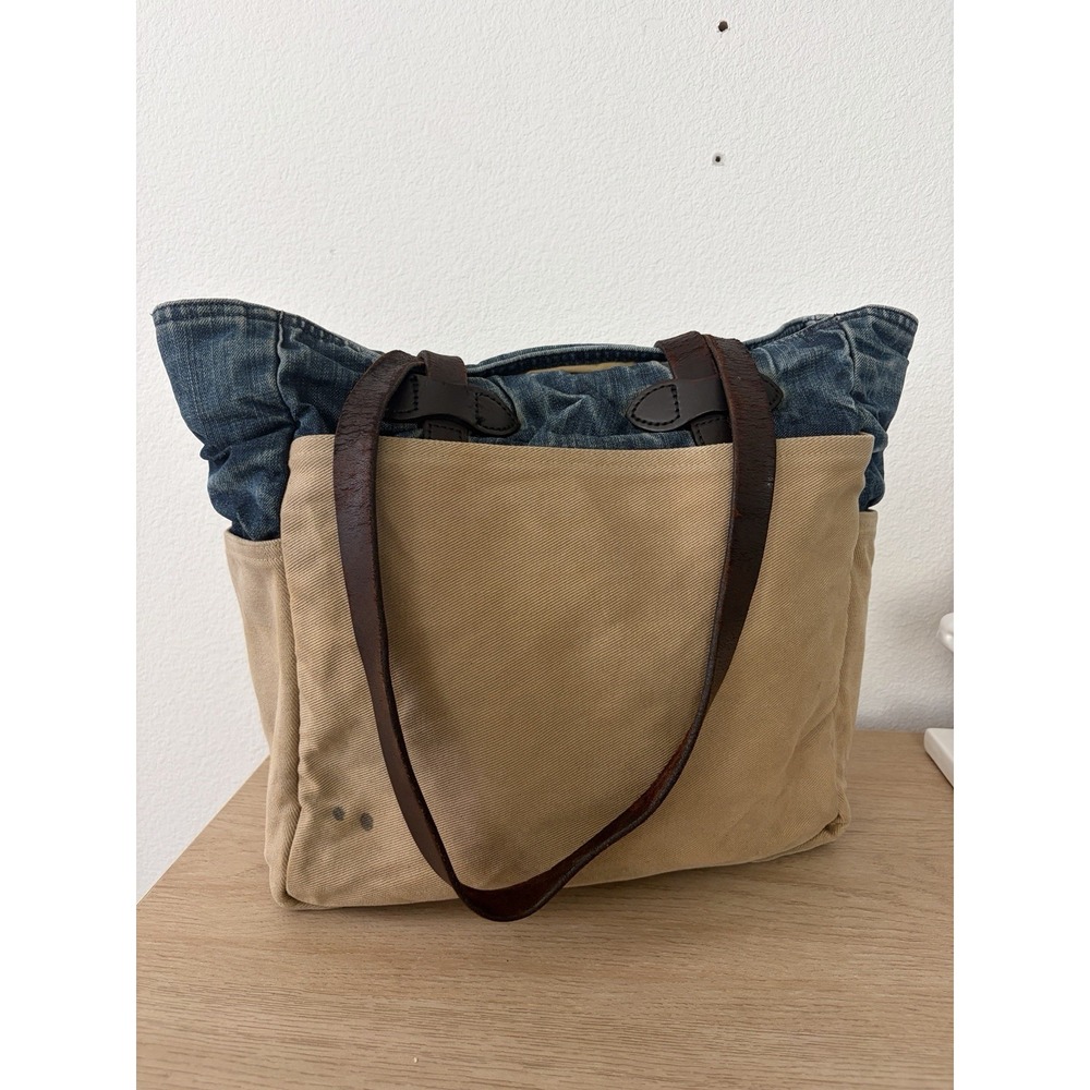 FILSON X Levi's Made in USA Style 79502 Denim Tin Cloth Tote Bag Rare Limited